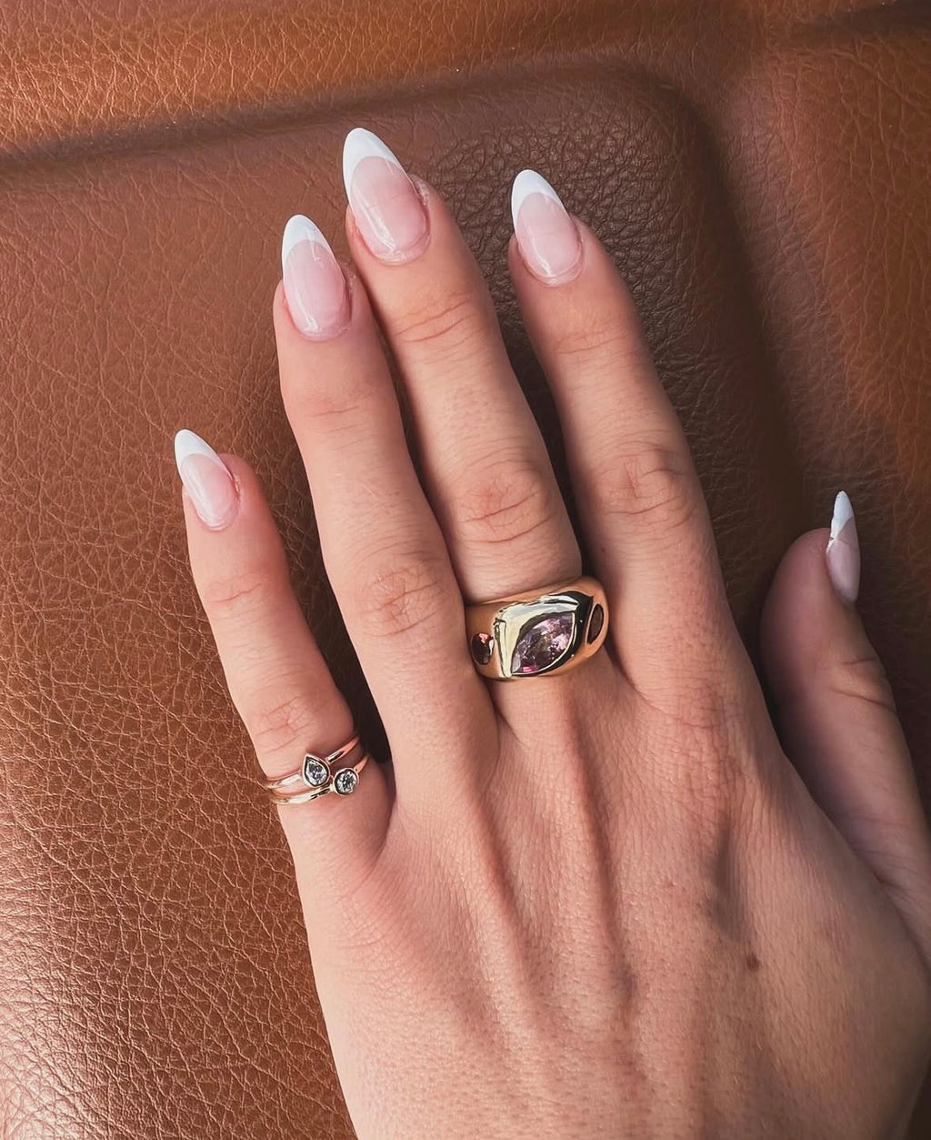 Lola Bezel Stacking Bands