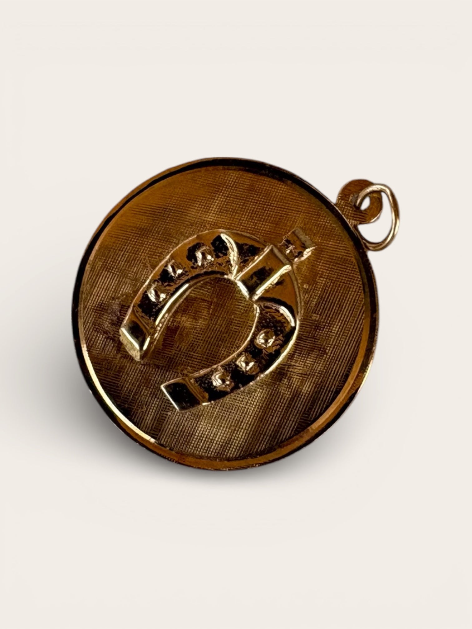 Vintage Horseshoe Token Charm