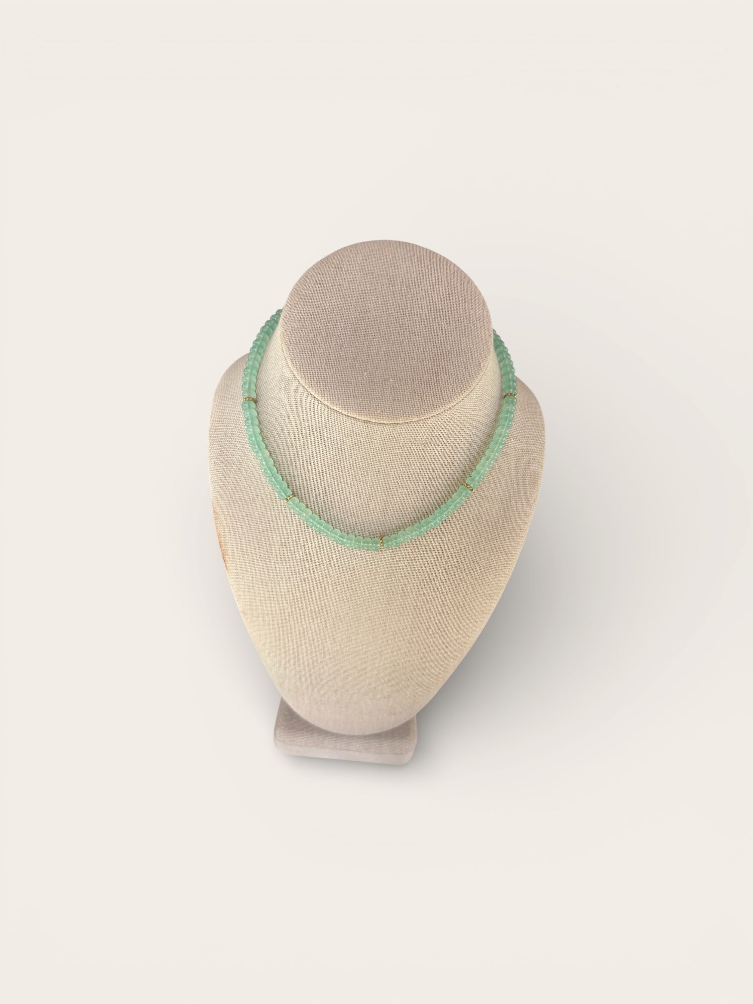 Sea Foam Green Chalcedony Necklace