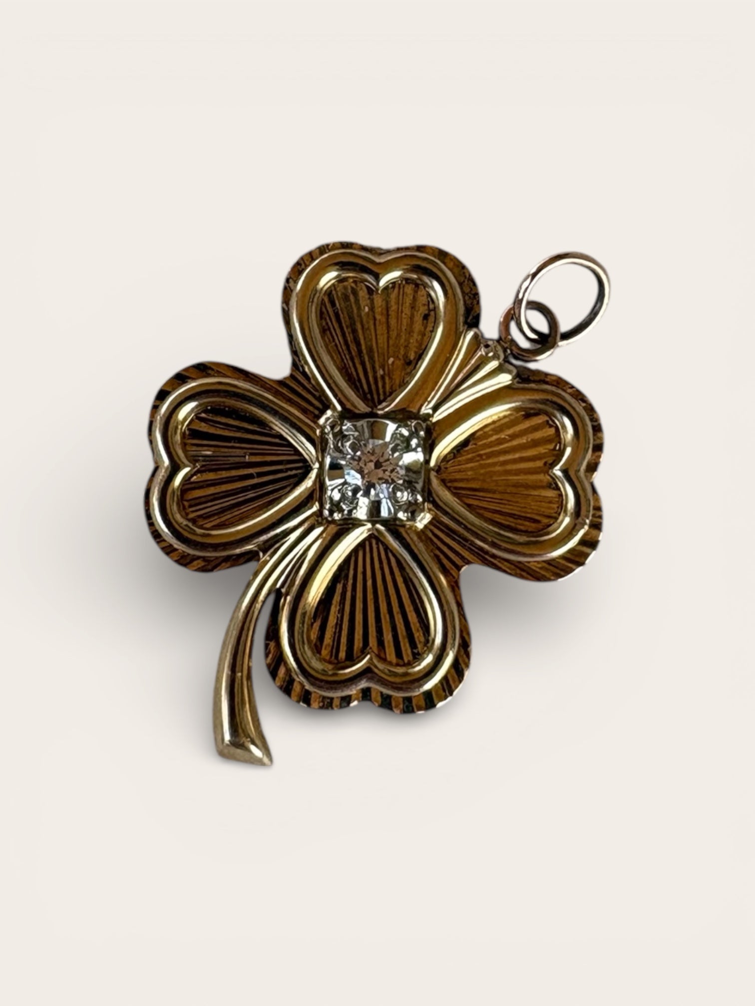 Vintage Clover Charm