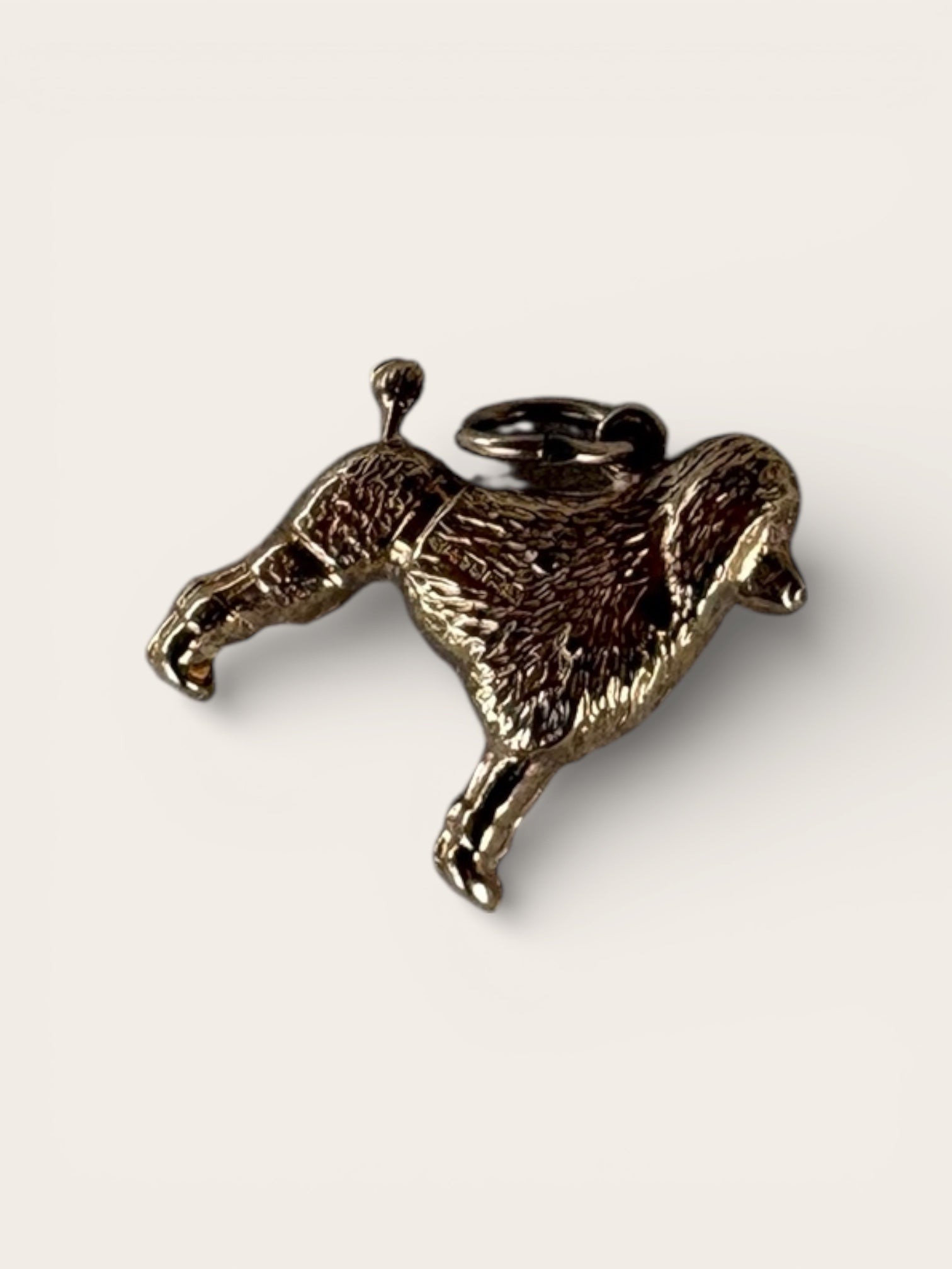Vintage Poodle Charm