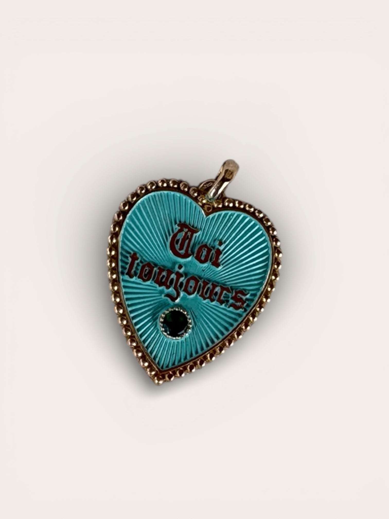 “Toi Toujours” turqouise