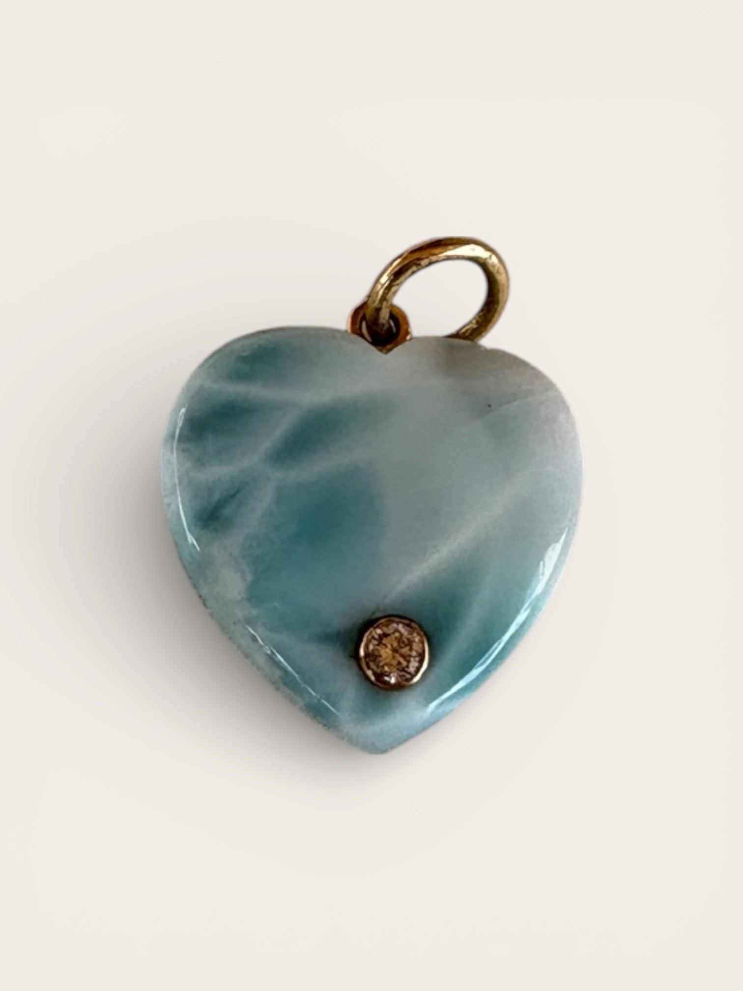 Chalcedony Heart